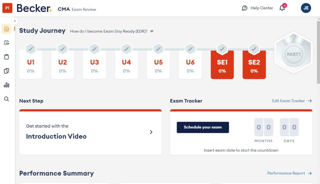 Becker CMA study journey