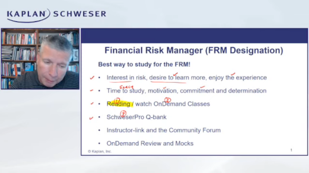 Kaplan FRM video lectures