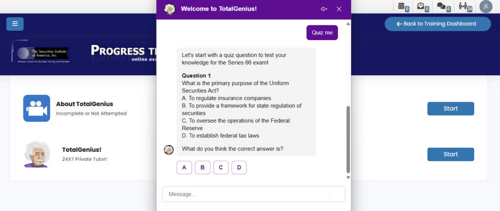 SIA practice questions