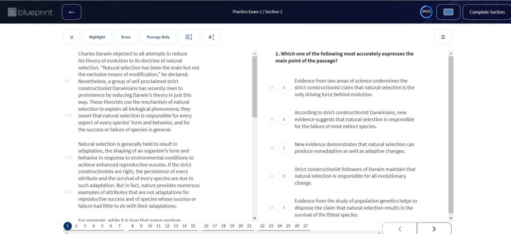Blueprint study material