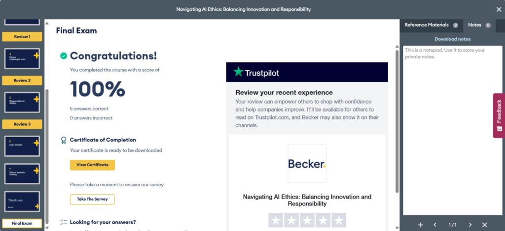 Becker EA CPE certification