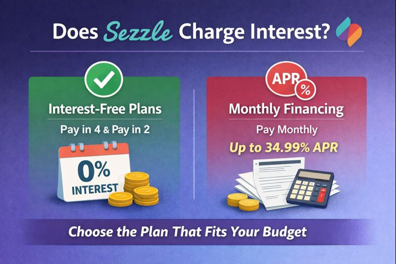 Does Sezzle charge interest