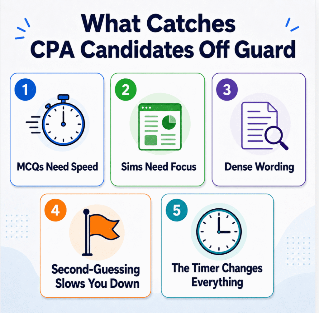 what catches CPA candidates off guard