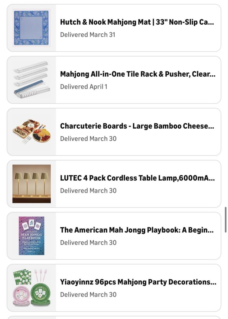 Amazon BNPL mah jongg