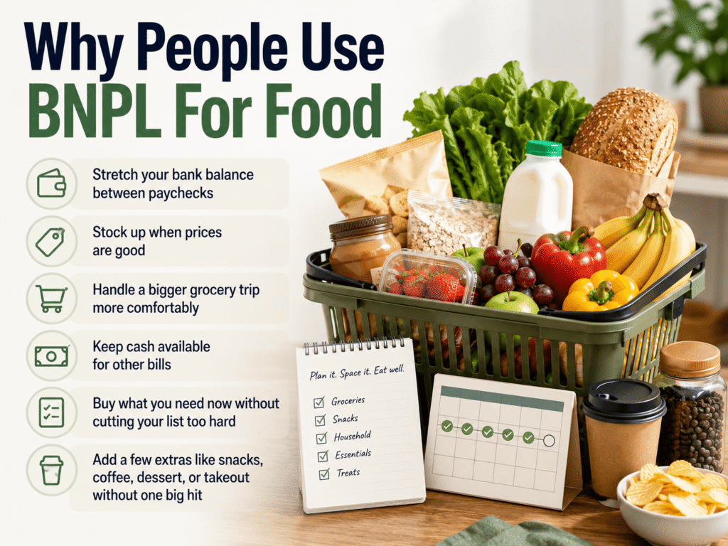 Buy now, pay later food: why people use BNPL to spread out grocery and meal costs