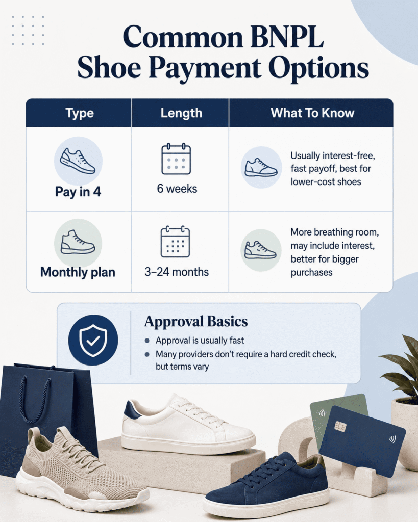 BNPL shoe payment options