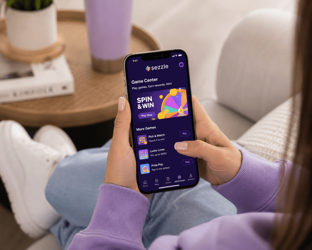 Zebit marketplace app interface similar to Perpay