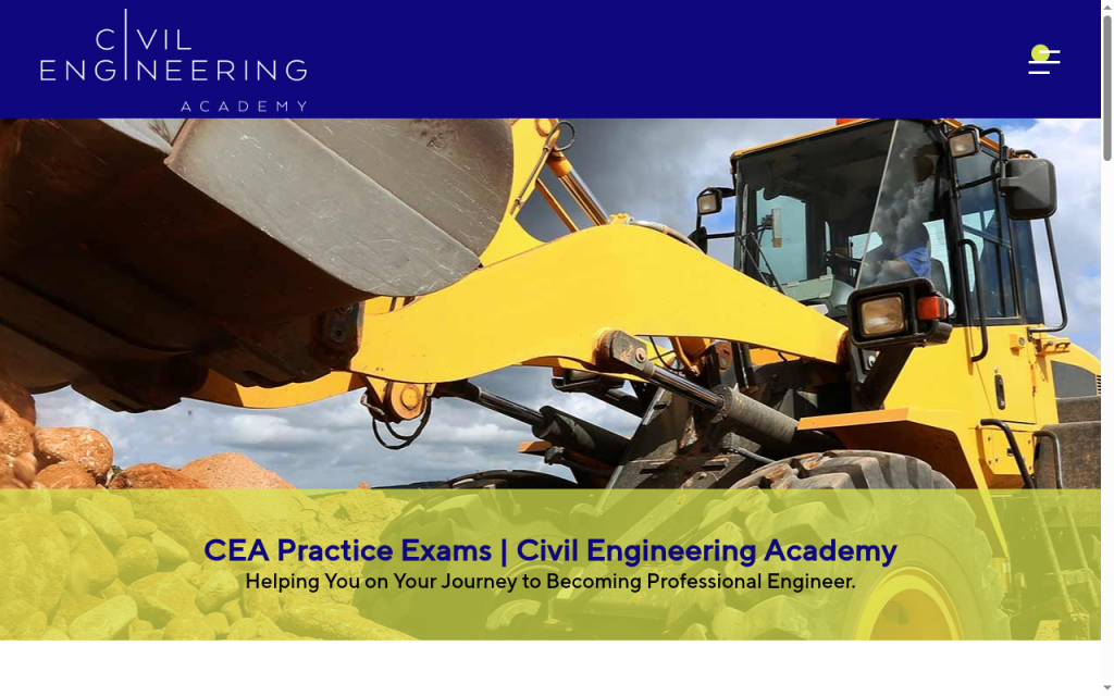 Civil Engineering Academy PE practice exams