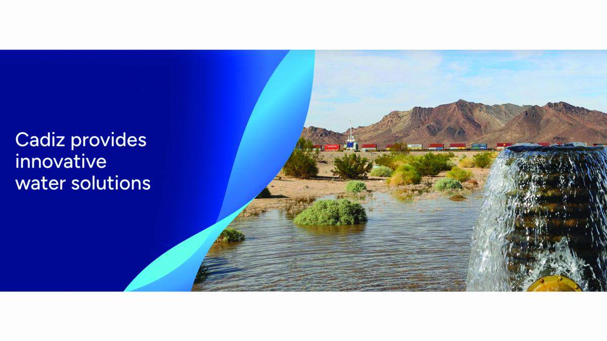 Cadiz Water solutions