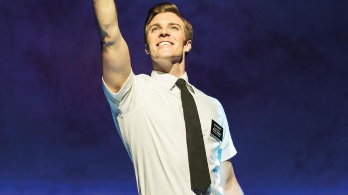 Billy Harrigan Tighe in the Broadway Sacramento presentation of “The Book of Mormon” at the Sacramento Community Center Theater.