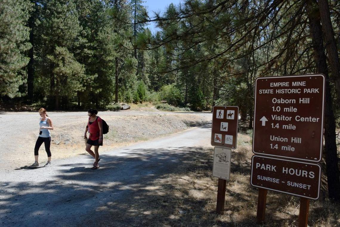 Empire Mine State Historic Park’s 850 acres combine trails, greenery and historic sites from the area’s mining days.