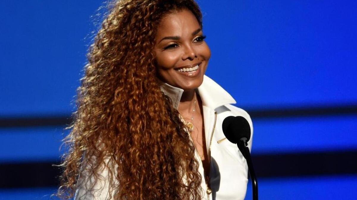 FILE - In this June 28, 2015, file photo, Janet Jackson accepts the ultimate icon: music dance visual award at the BET Awards in Los Angeles. #JanetJacksonAppreciationDay trended on Twitter during Super Bowl 52 on Sunday, Feb. 4, 2018.