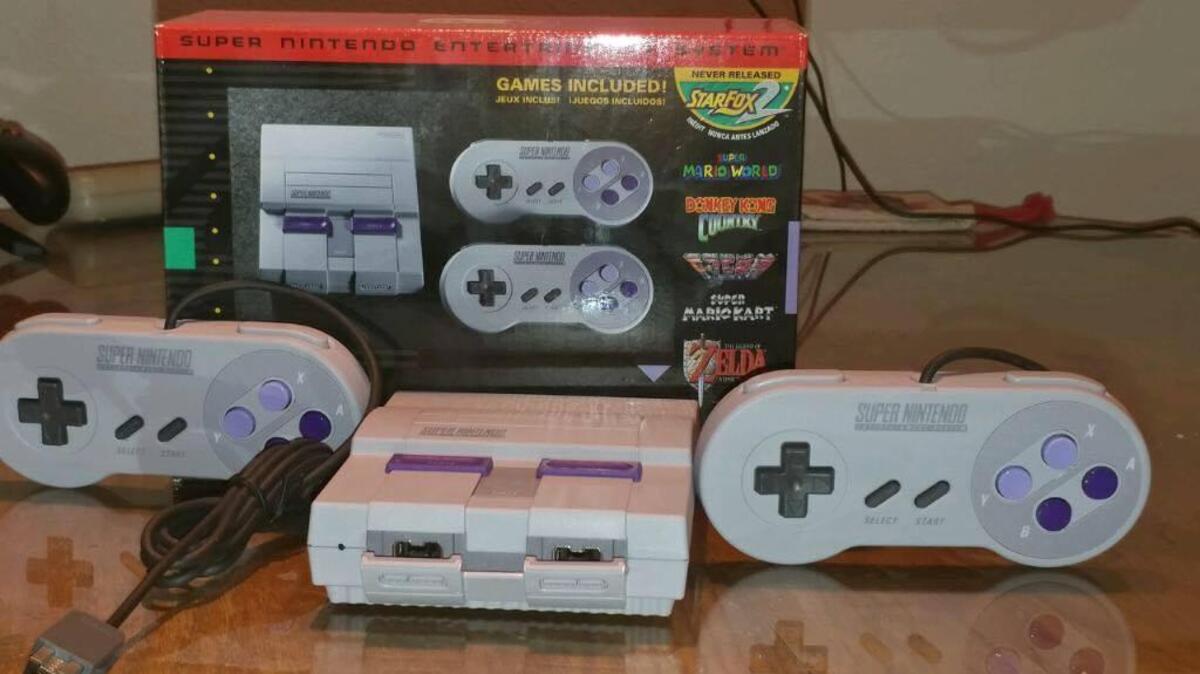 The Super Nintendo Entertainment System Classic Edition was released Friday.