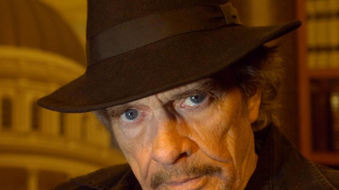 This portrait of Merle Haggard was taken in Sacramento in December 2004.