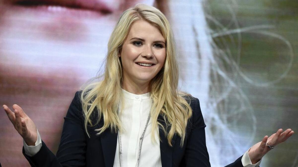 Elizabeth Smart attends the “I Am Elizabeth Smart” panel during the Summer TCA press tour July 28 in Beverly Hills. Smart, who was kidnapped 15 years ago, is telling her story through two TV specials this month.