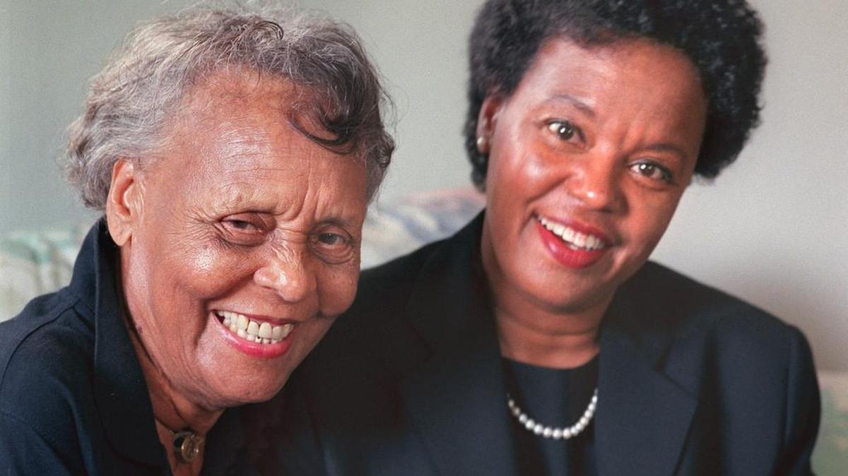 The late Eva Rutland and daughter Ginger Rutland.