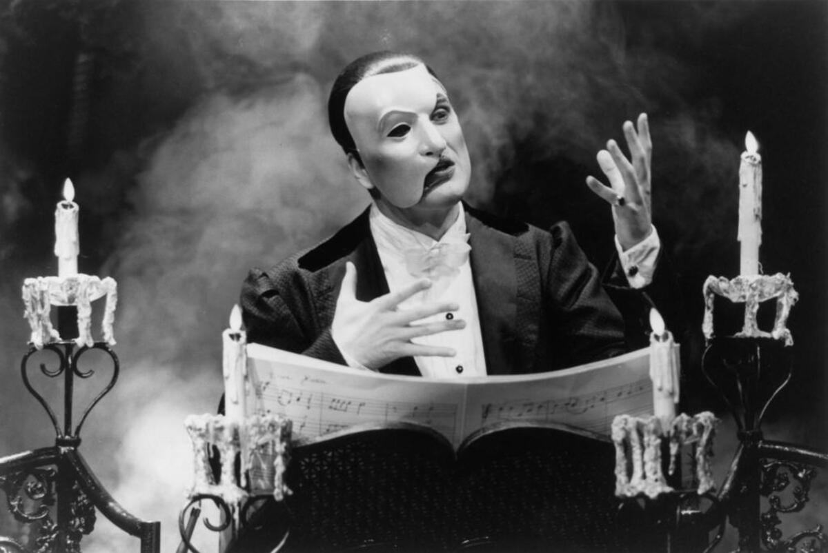 Brad Little as The Phantom in a scene from the third touring production of Andrew Lloyd Webber's “Phantom of the Opera” directed by Harold Prince.