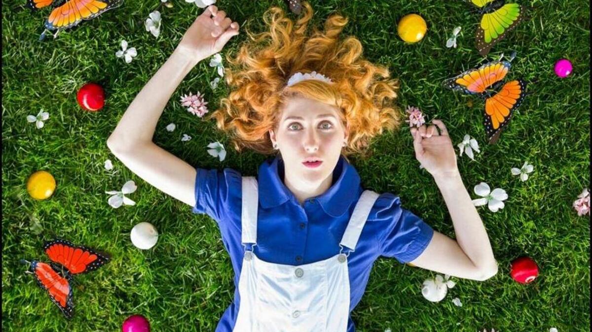 Stephanie Altholz is Alice in the B Street Theatre production of “Alice in Wonderland”