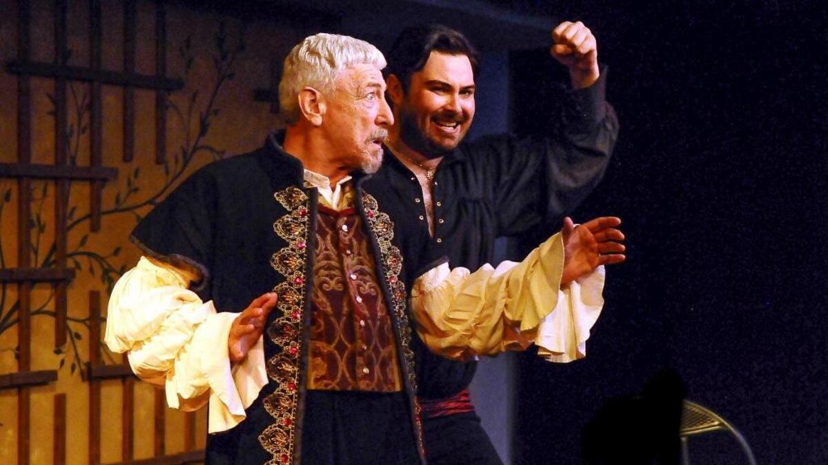 Gary S. Martinez, left, and Jerry Lee in Sacramento Theatre Company’s “The Fantasticks”