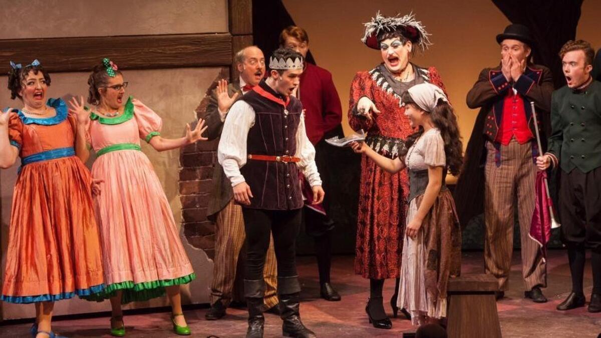 The cast of Sacramento Theatre Company’s “Cinderella”