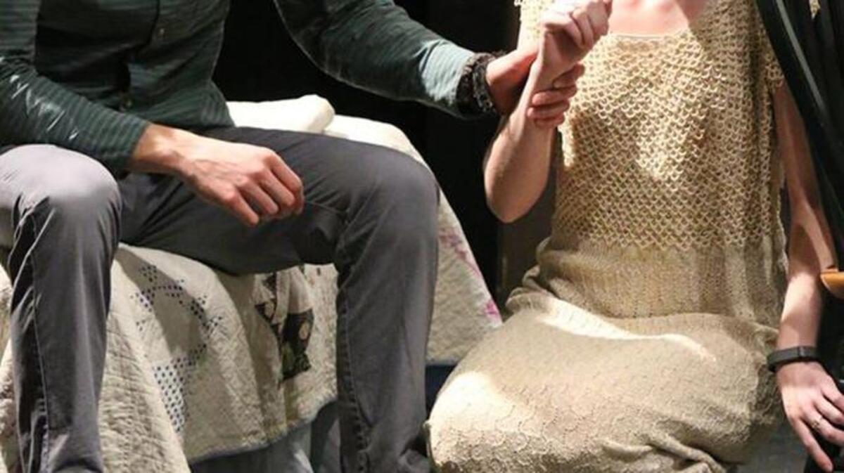 Elyse Sharp and Dan Fagan in EMH Productions “Look Back In Anger.”