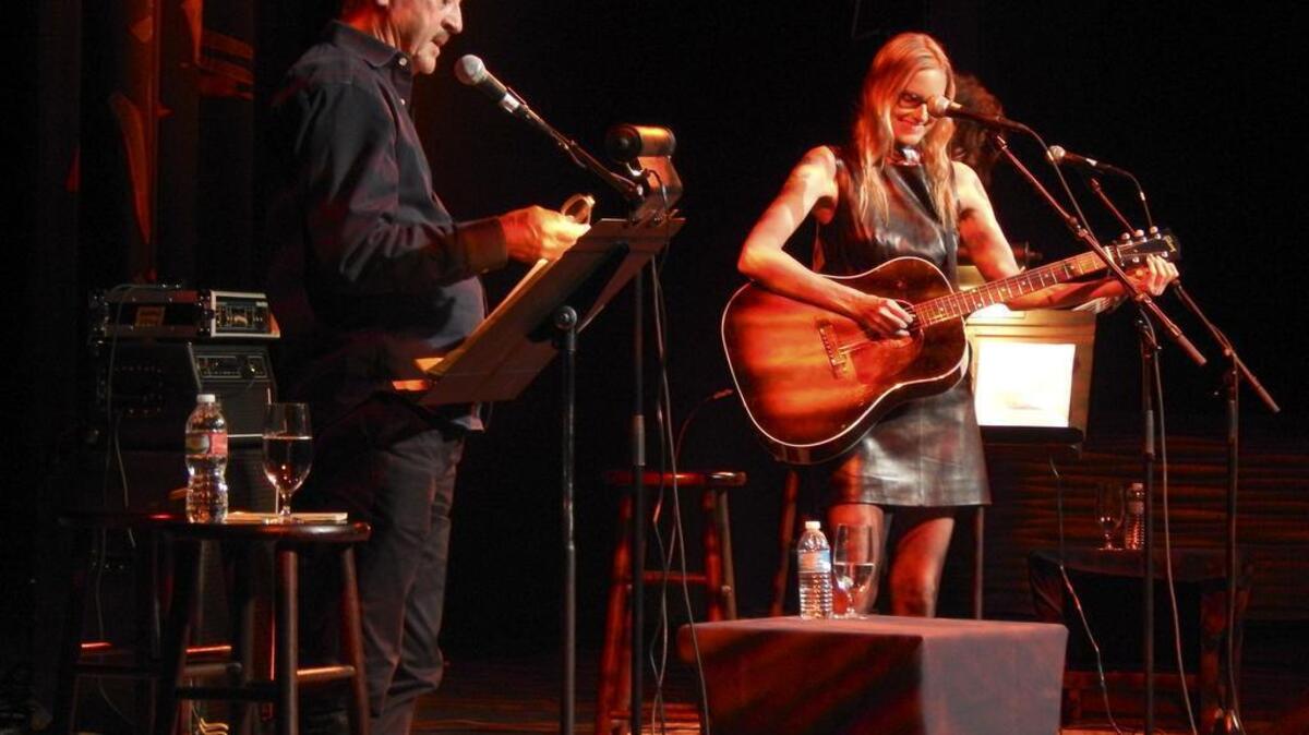 Aimee Mann and Billy Collins met by chance at a White House event, and since have teamed for a handful of shows.