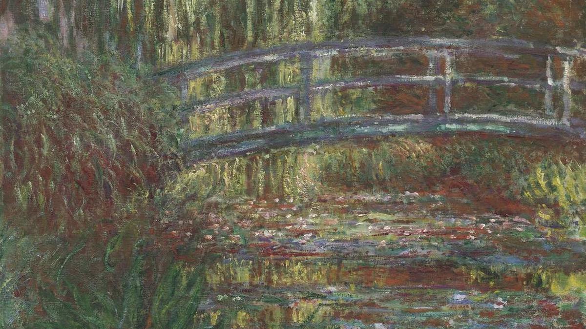 
At the Asian Art Museum  will be Claude Monet’s “The Water Lily Pond” from 1900. 
