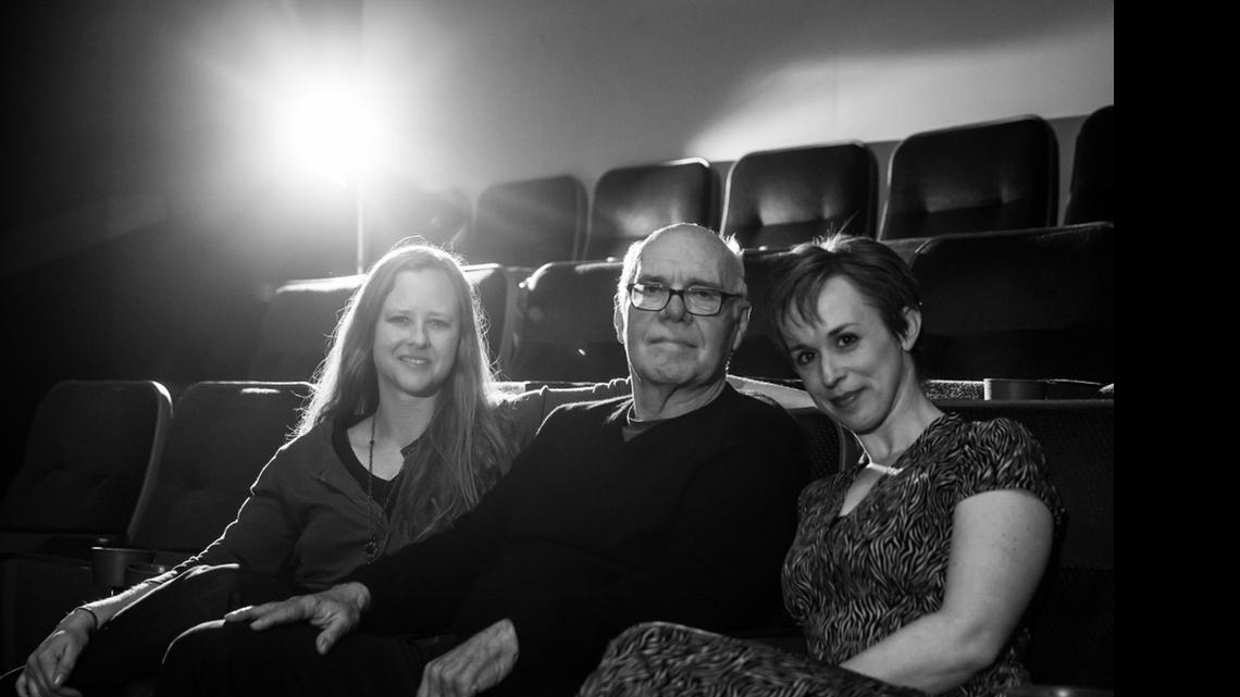 
Producer Lisa Thew, Kelley Ogden (Ellen), and director Patrick Murphy of KOLT Run Productions’ “There Is A Happiness That Morning Is.”
