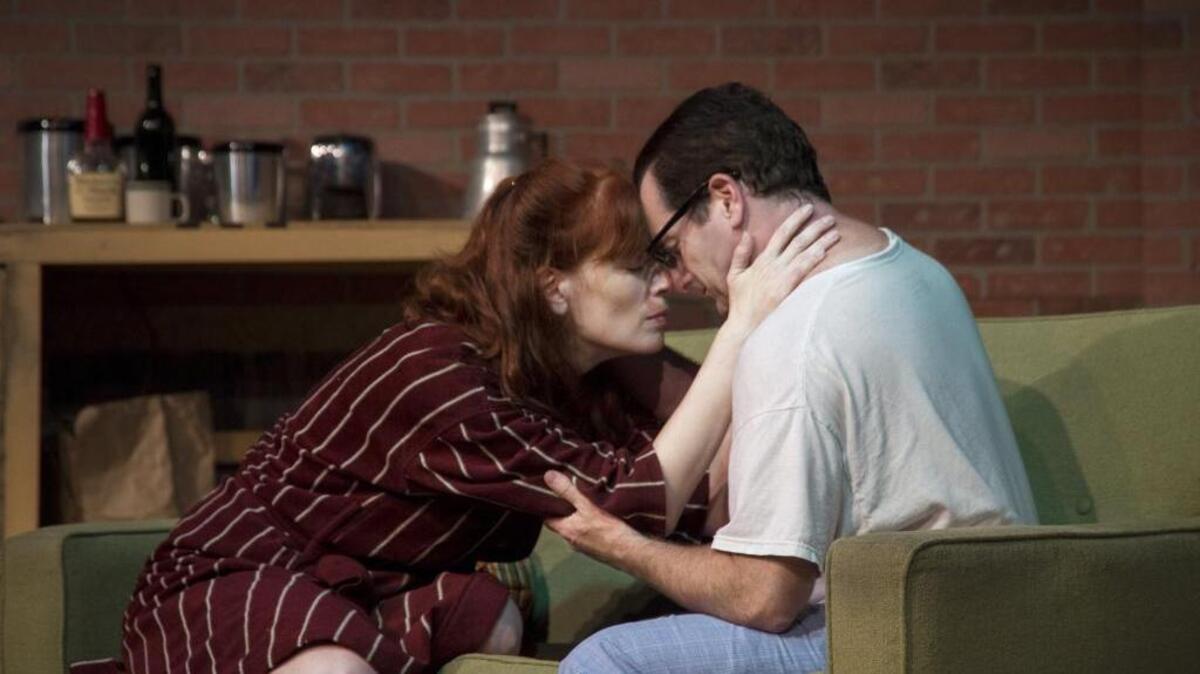 
Beth Edwards as Lina and Eric Baldwin as Ned Janeway in “Three Days of Rain”
