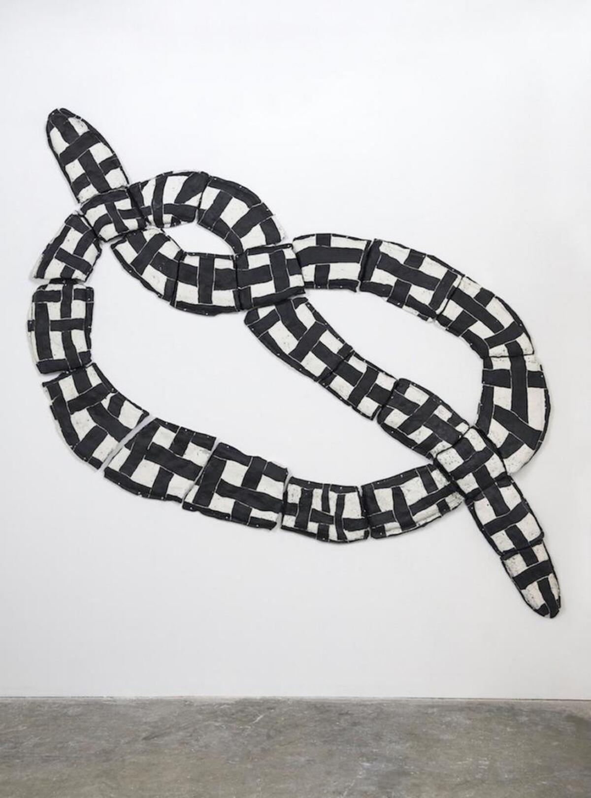 Julia Haft-Candell’s “Pretzel” is one of the works in the “Brightsiders” exhibit at Verge Center for the Arts.