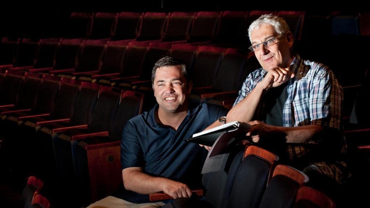 Scott Klier, left, has been named producing artistic director of California Musical Theatre, a position that has been held by Glenn Casale, right, who will continue with the company as an artistic consultant.