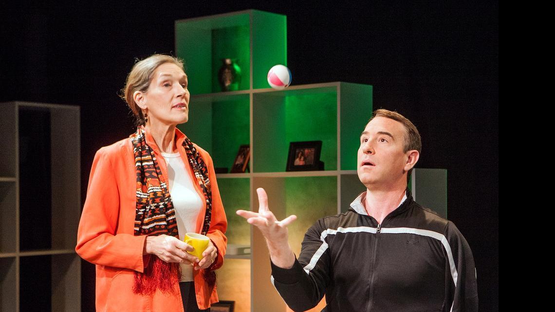 
Jessica Powell and Michael Patrick Wiles appear in “Uncanny Valley” at Capital Stage.
