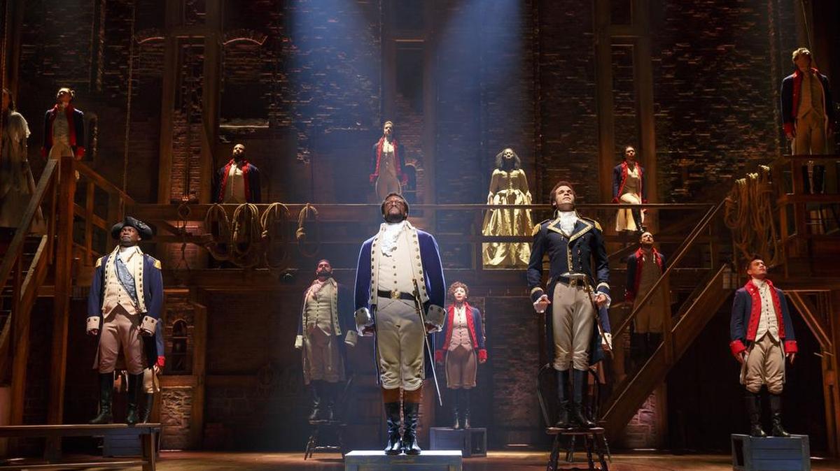 The national tour of “Hamilton” is stopped at the Orpheum Theatre in San Francisco through Saturday, Aug. 5, featuring Michael Luwoye in the title role.