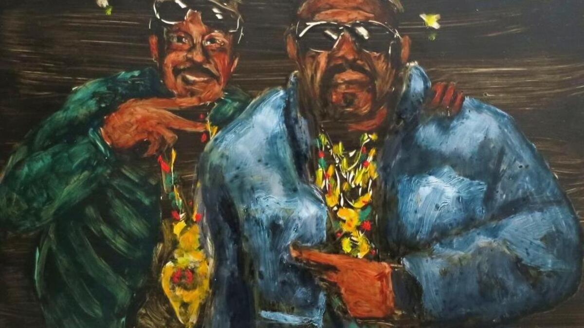 “Bambaataa” by Jane Dickson is one of more than 60 works in the “Pump Up the Volume!” exhibit at the Robert Else Gallery on the Sac State campus through Friday, Feb. 26.