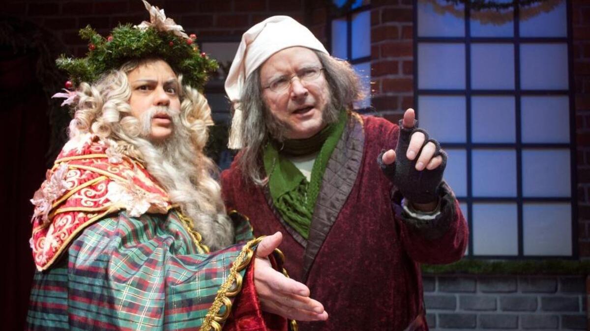 Amy Kelly and Greg Alexander in the B Street Theatre production of “A Christmas Carol”