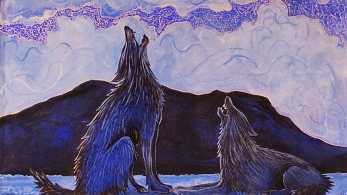 “Howling at the Moon,” by Ben Aleck.