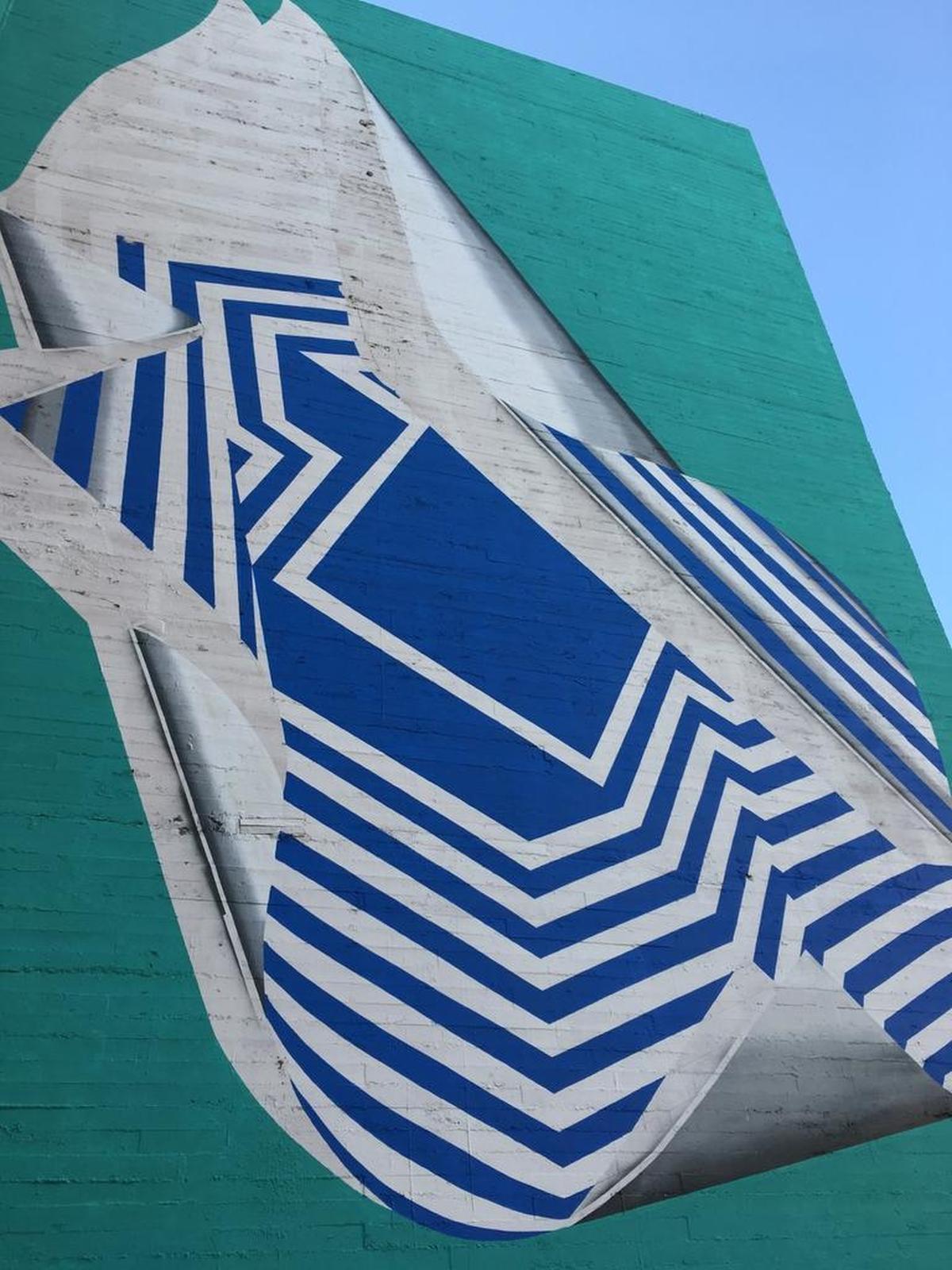 Mural by Tavar Zawacki on J Street.
