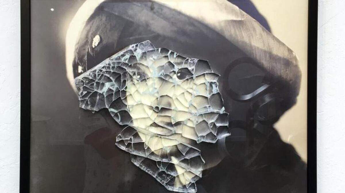 Katie Thomas, "Shattered," ink jet print on cotton rag