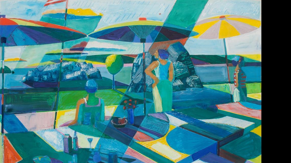 
Spring Picnic Near Hog Island, 1969, by Roland Peterson
