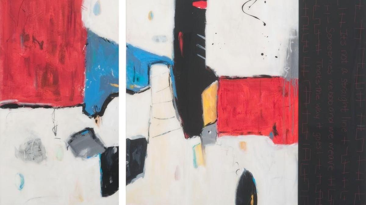 “That’s the Way it Goes” by Michelle Andres is part of the “See It With Words” exhibit at Arthouse on R.