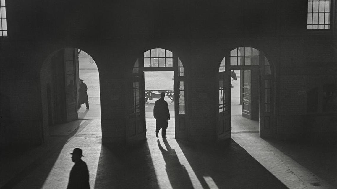The Contemporary Jewish Museum’s presentation of “Roman Vishniac Rediscovered,” including this railway terminal photo, opens Feb. 11.
