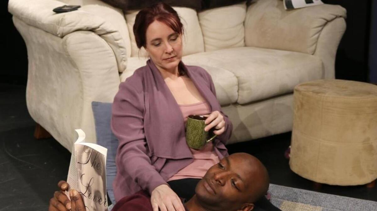 Elise Hodge and Tory Scroggins appear in “Sex with Strangers.”