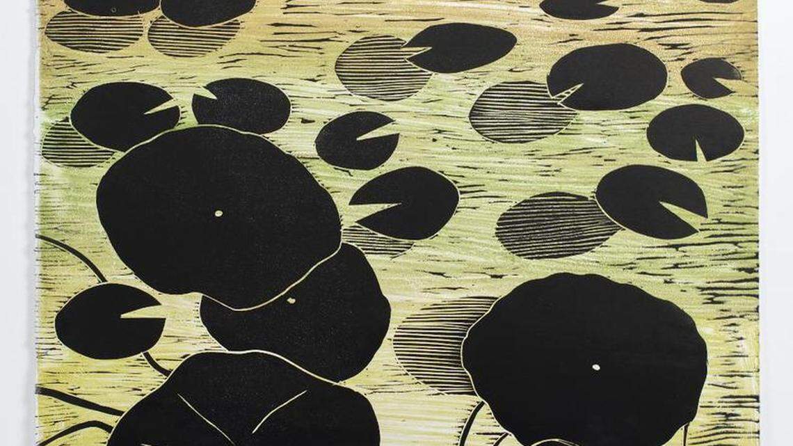 Dixie Law’s “Layered Leaf 1” at Axis Gallery