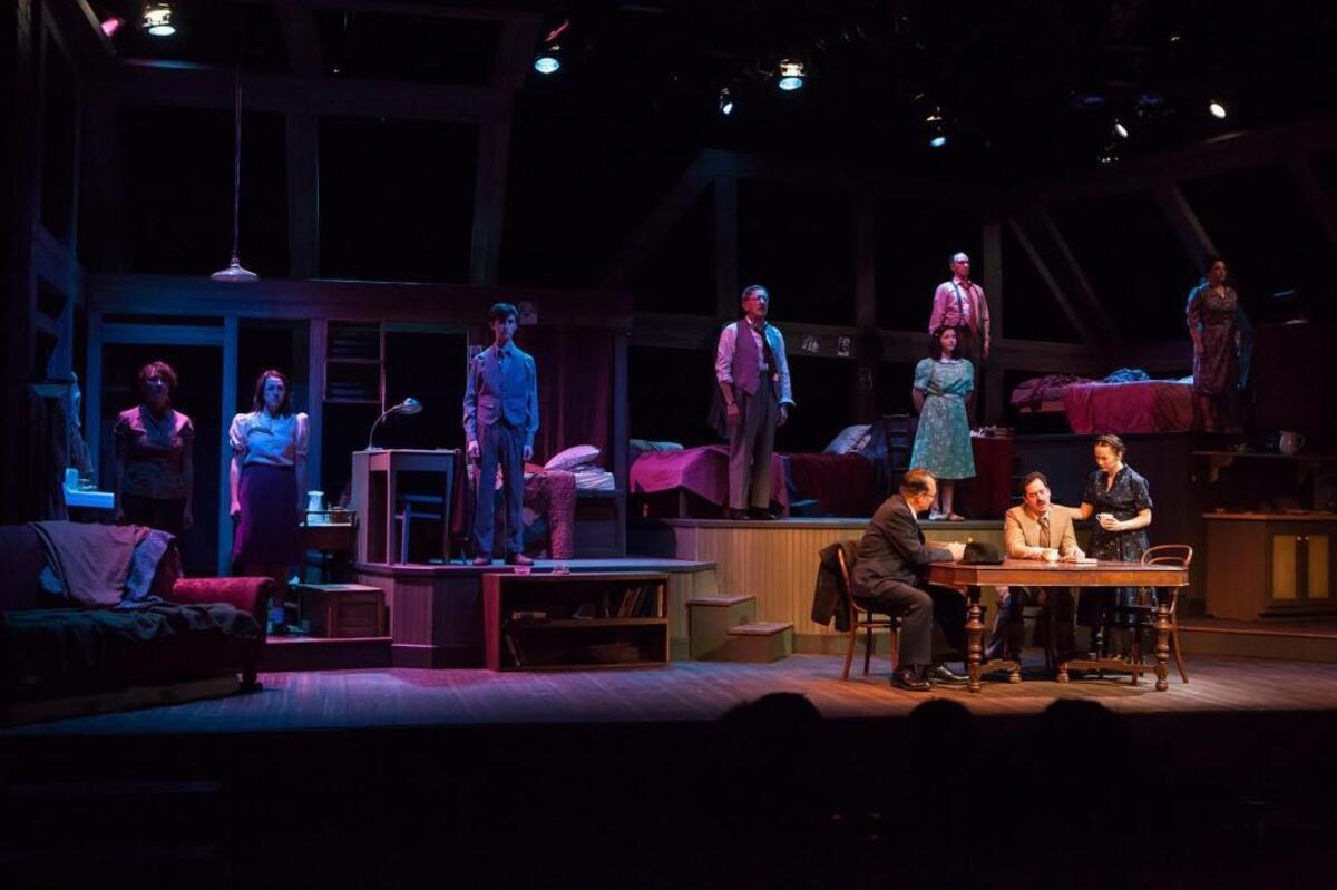 The cast of “The Diary of Anne Frank”