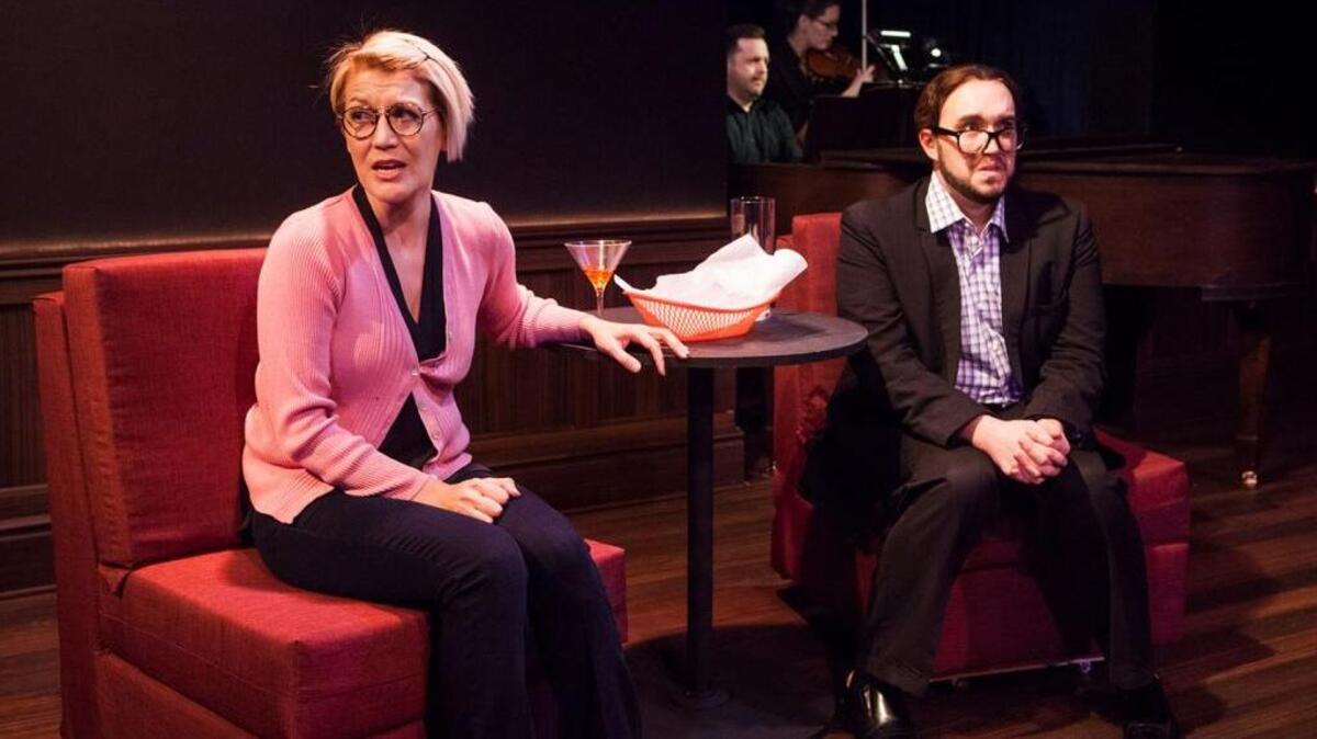 Melinda Parrett and Jake Mahler in Sacramento Theatre Company’s “I Love You, You’re Perfect, Now Change”