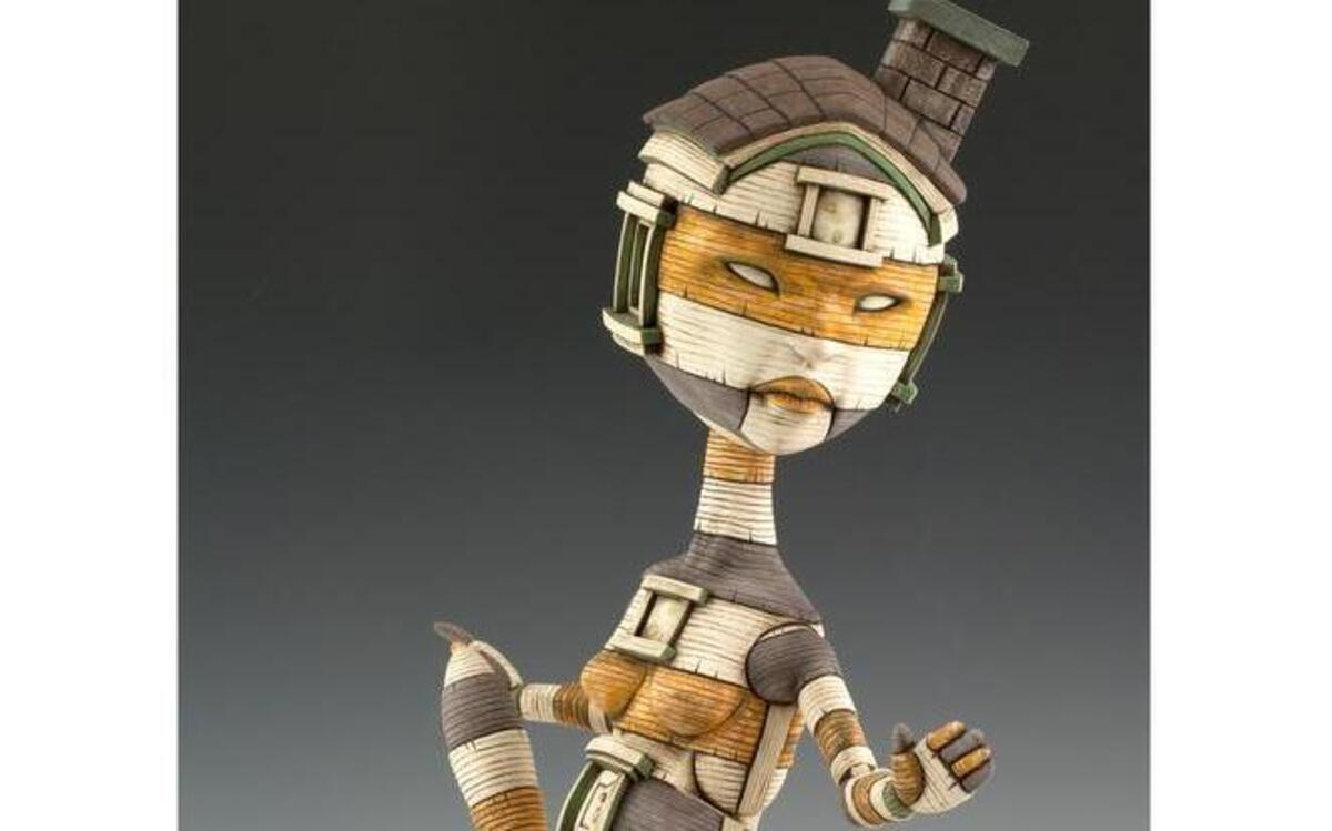 
Calvin Ma’s “Stretched Thin” took second place in “America’s Clayfest III,” now at Blue Line Arts in Roseville.
