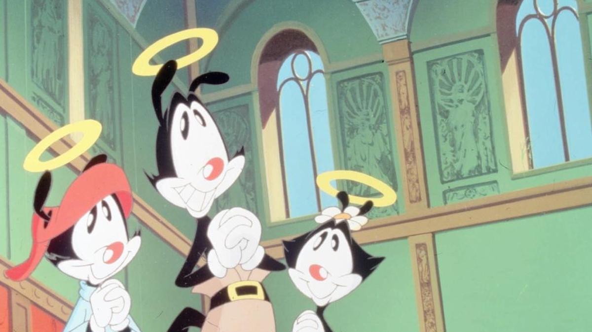 The main characters from “Animaniacs” are seen here. The cartoon which ran five seasons during the 1990s is being rebooted with new episodes.