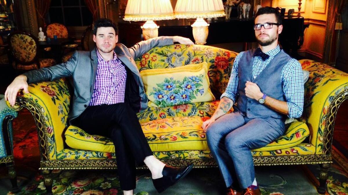 
Illusionists David and Leeman bill themselves as “pseudo-scientists.” 
