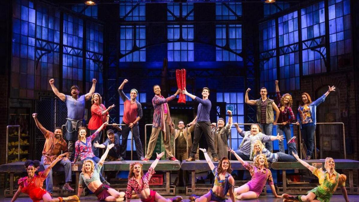“Kinky Boots” is the much-acclaimed Harvey Fierstein-Cyndi Lauper musical.