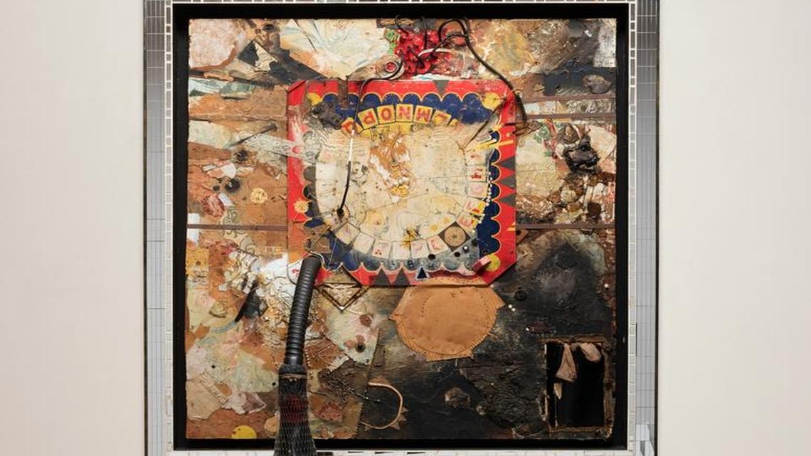 The multimedia piece “Tick-Tock Jelly Clock Cosmotron” by Bruce Conner